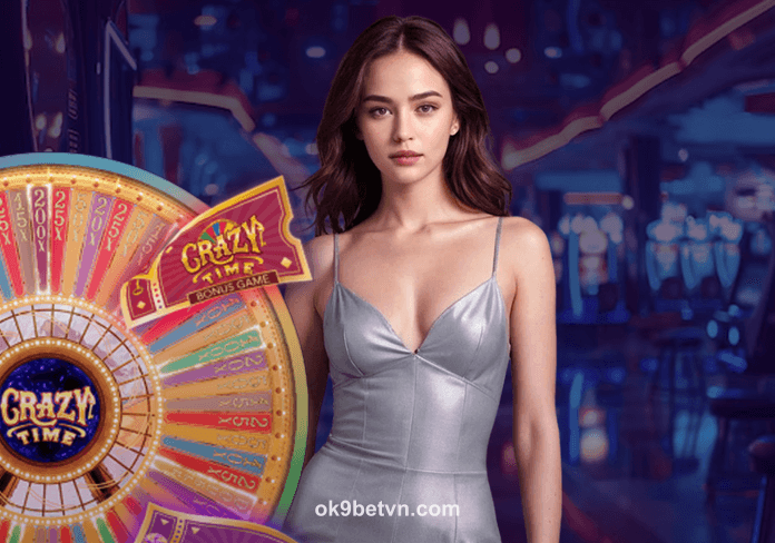 Hình ảnh trò chơi Crazy Time tại ok9betvn